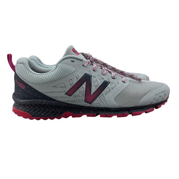 New Balance Womens 9 Trail Running Shoe Gray FuelCore Nitrel V1 Hiking WTNTRRL1 - Picture 1 of 13